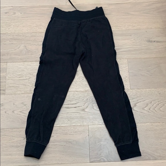Black LULULEMON track pants - Picture 2 of 3